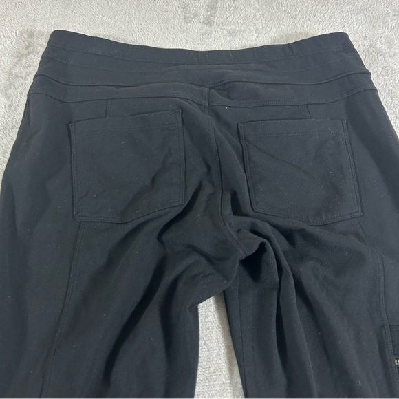 ATHLETA Metro Joggers Black Size Small Nylon Spandex Zipper Pockets Drawstring - Picture 7 of 12